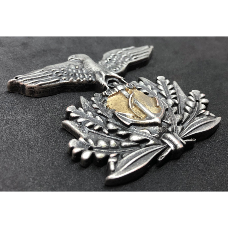 Hat Badge - RSI Navy (Coastal Artillery)