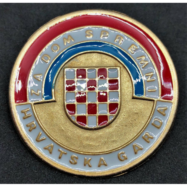 Kroatisches Abzeichen für den Beginn des Heimatkrieges (Gold)