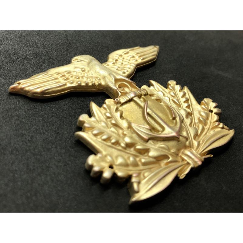 Mützenabzeichen - RSI Marine (Küstenartillerie)