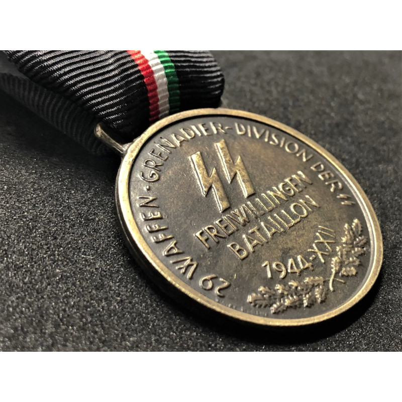 Medal 29th Div. Waffen SS Italy