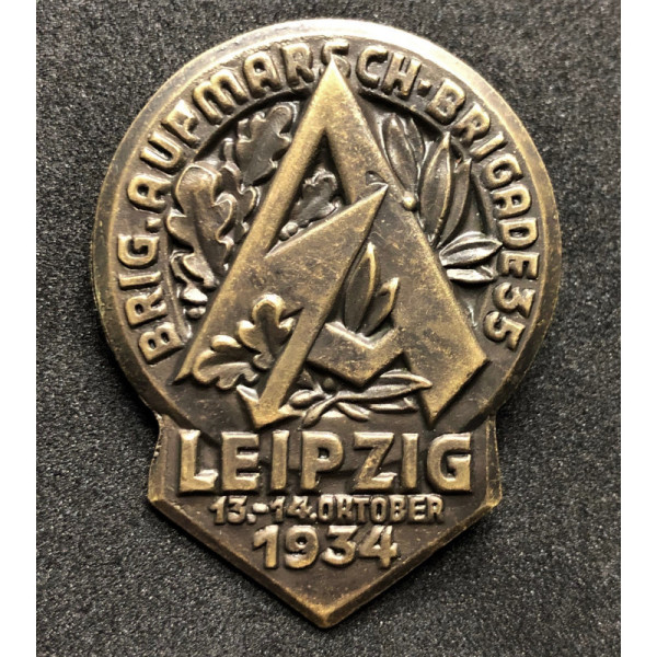 Leipzig 1934 SA Rally Badge