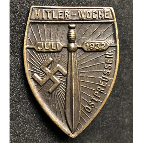 Ostpreussen Hitler Woche Abzeichen