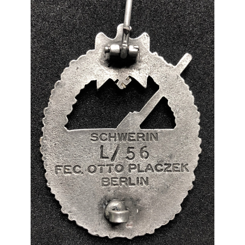 Kriegsabzeichen Für Die Marineartillerie "Fec. Otto Placzek Berlin"