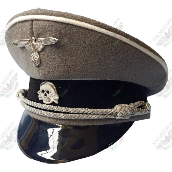 Waffen SS Offiziere Schirmmütze - Steingrau