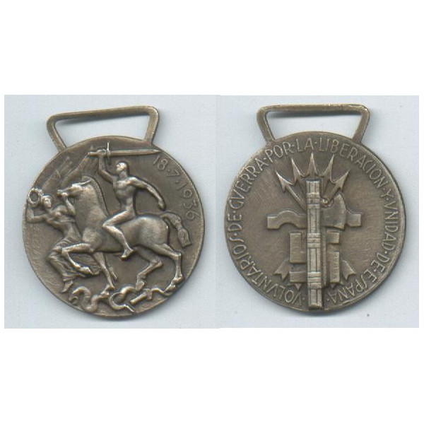 Medaglia contingente italo-spagnolo "17 Julio 1936"