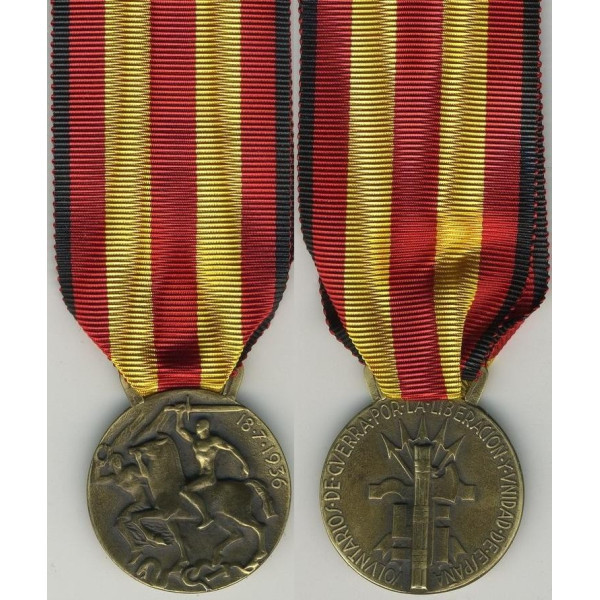 Medaglia contingente italo-spagnolo "17 Julio 1936"