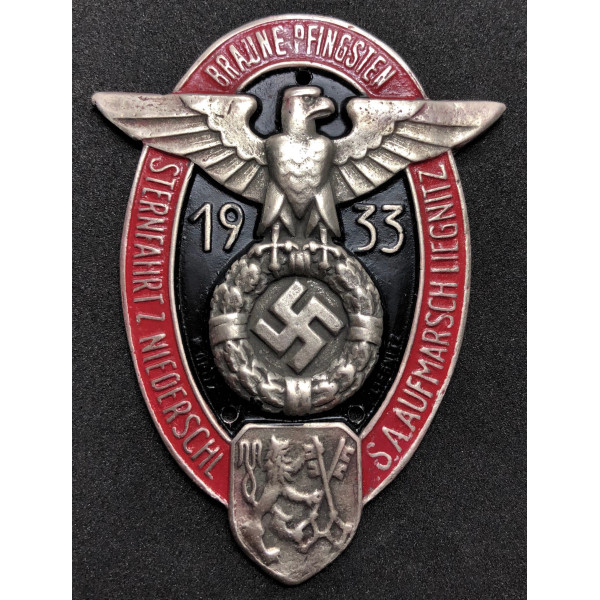 Car Plaque "Braune Pfingsten 1933"