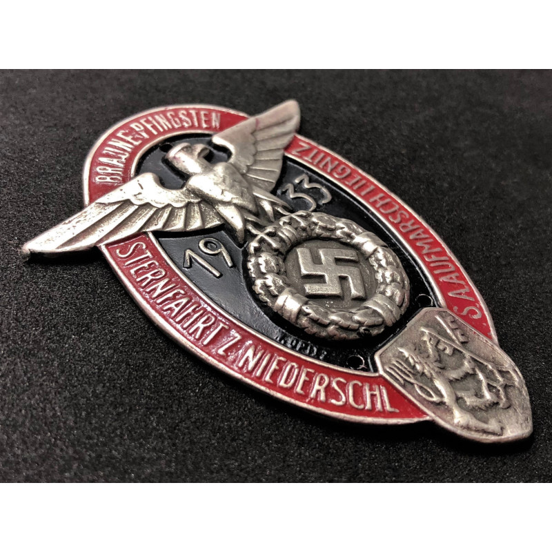 Placchetta da Auto "Braune Pfingsten 1933"