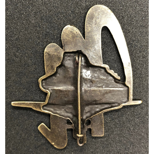1st division black shirt "M" Badge