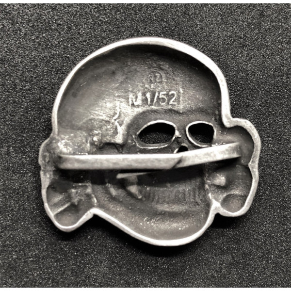 SS Totenkopf Skull Badge For Hat (1st Design)