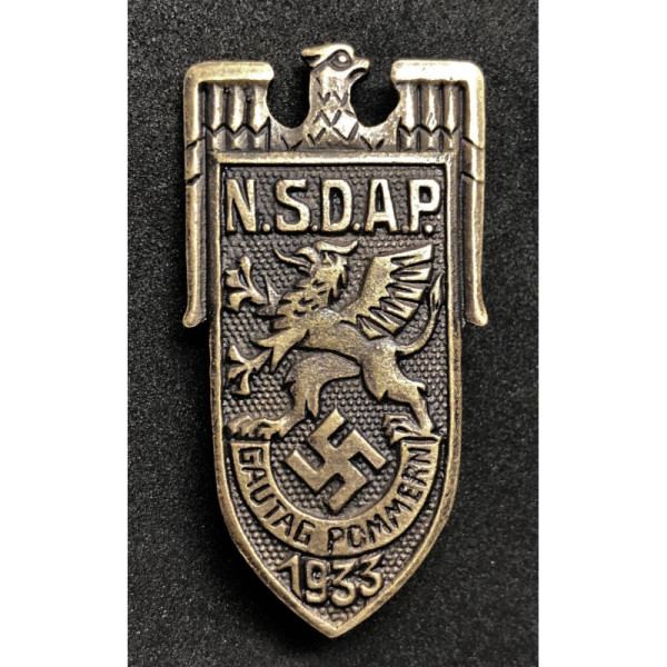 NSDAP Gautag Pommern 1933 Day Badge