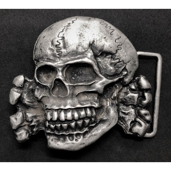 Schnalle Mit Modernem Haken - Totenkopf