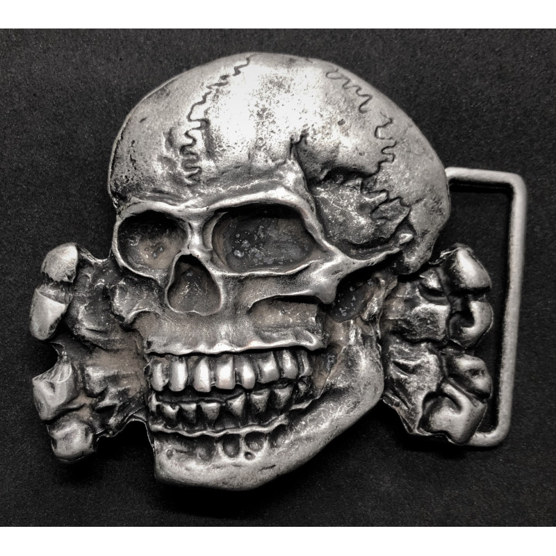 Schnalle Mit Modernem Haken - Totenkopf