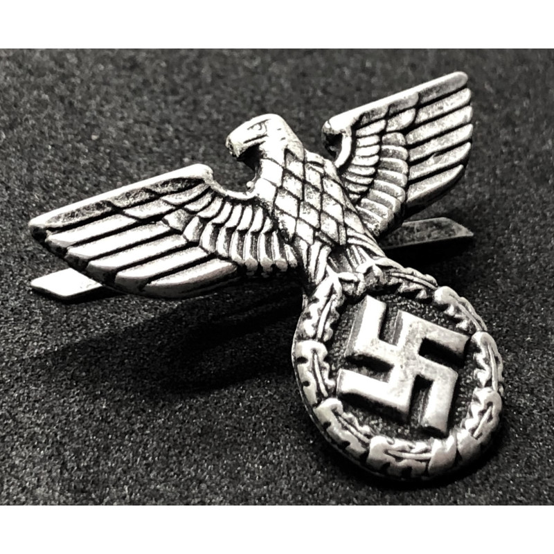 NSDAP Eagle Badge For Cap (Silver)