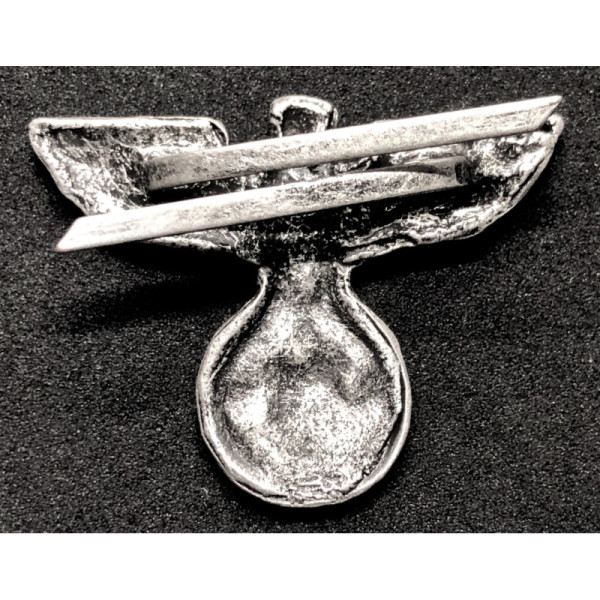 NSDAP Eagle Badge For Cap (Silver)