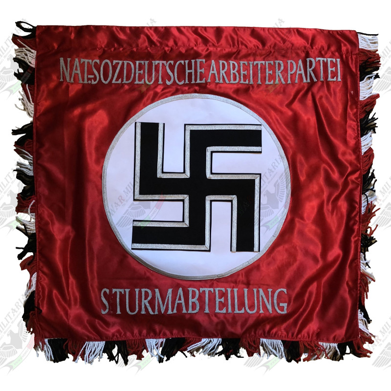 Handgestickte Fahne - NSDAP Sturmabteilung Standarte