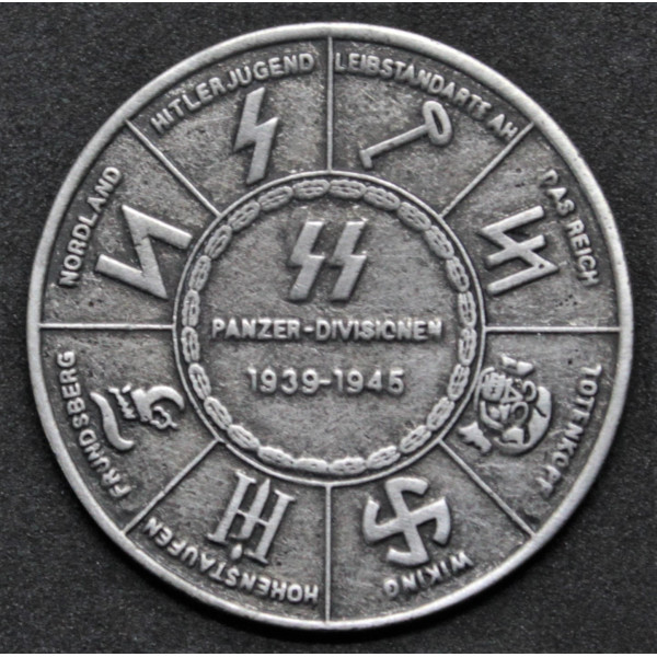 Medaglione delle Divisioni Panzer SS e Wehrmacht 2