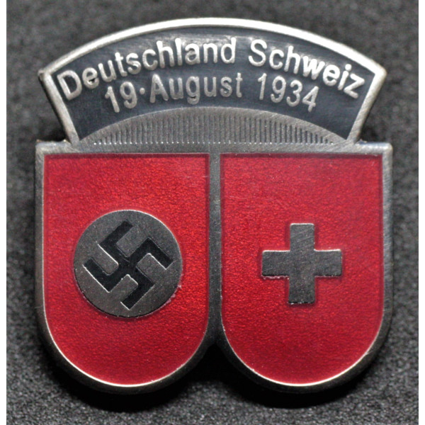 Badge for the 1934 Football Game Between Germany and Switzerland