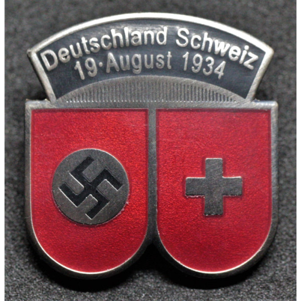 Badge for the 1934 Football Game Between Germany and Switzerland