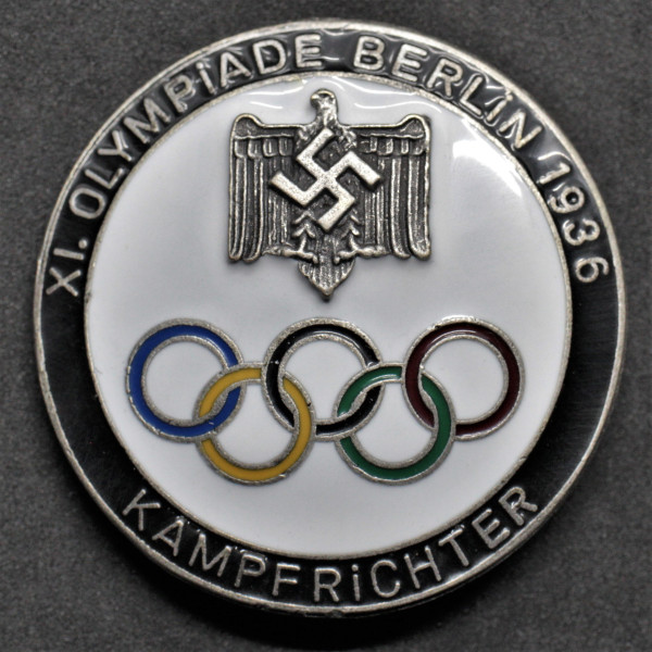 Abzeichen für Richter der Olympischen Spiele in Berlin 1936 (Schwarz)