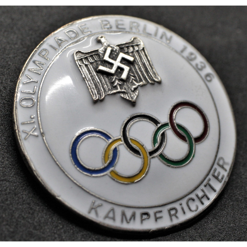 Badge for  Judges of the Berlin Olympics 1936 (White)