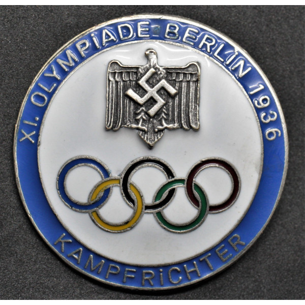 Abzeichen für Richter der Olympischen Spiele in Berlin 1936 (Blau)