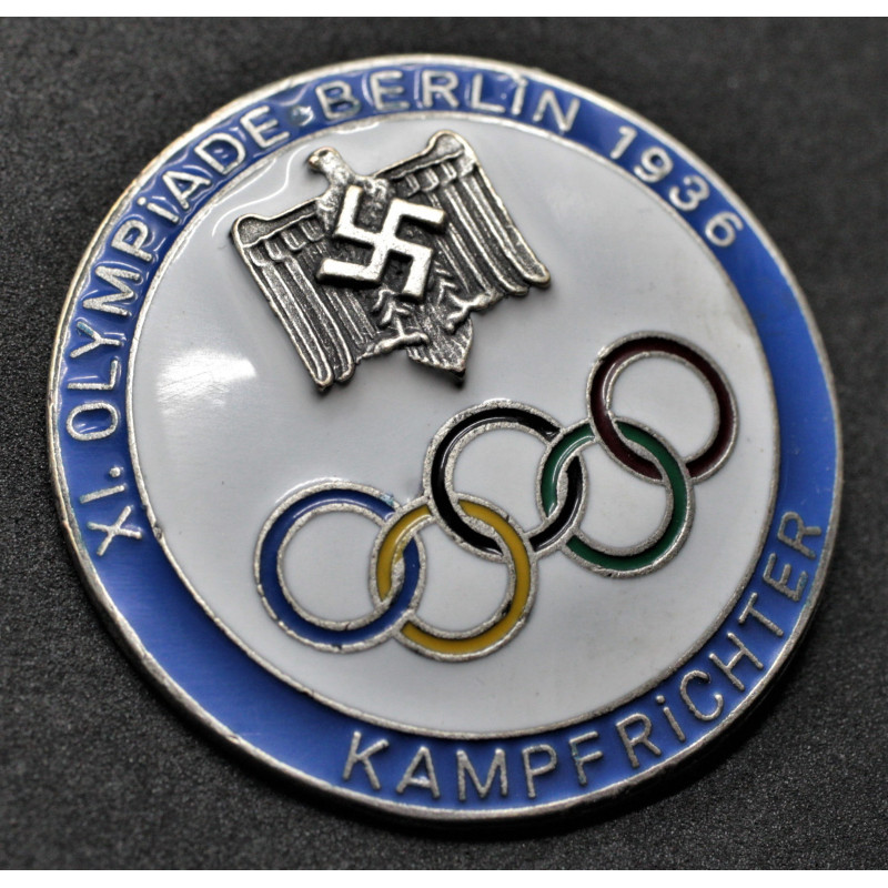Abzeichen für Richter der Olympischen Spiele in Berlin 1936 (Blau)