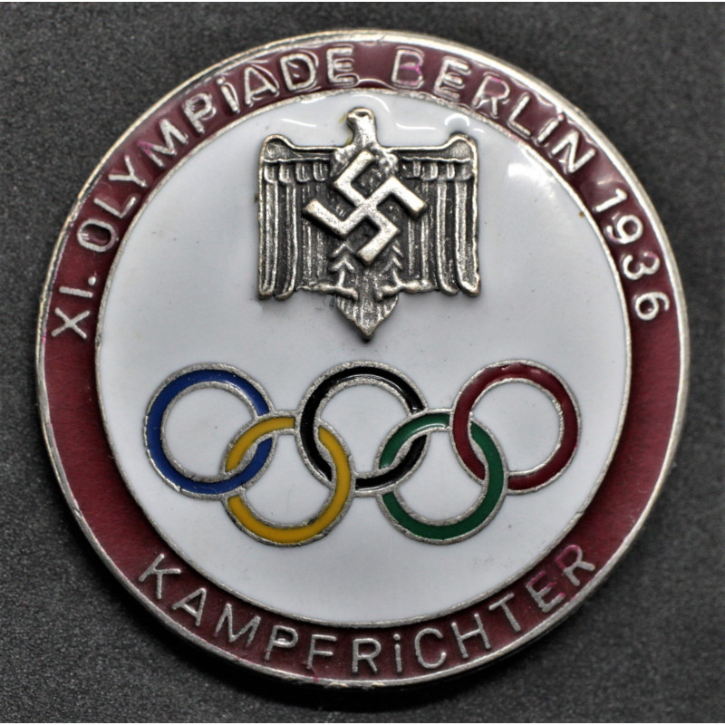 Abzeichen für Richter der Olympischen Spiele in Berlin 1936 (Rot)