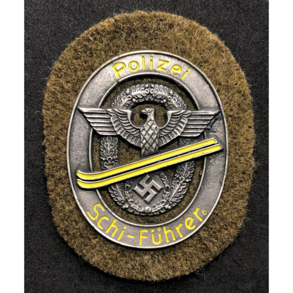 Polizei Schi-Führer Schild