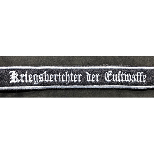 Cuff Title - Kriegsberichter Der Luftwaffe