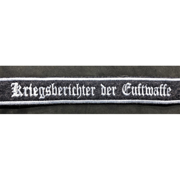 Cuff Title - Kriegsberichter Der Luftwaffe