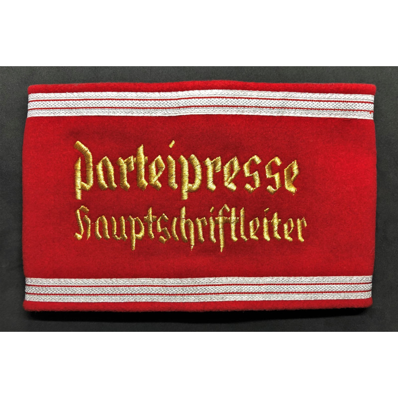 -Fascia Da Braccio - Capo Redattore Stampa del Partito NSDAP