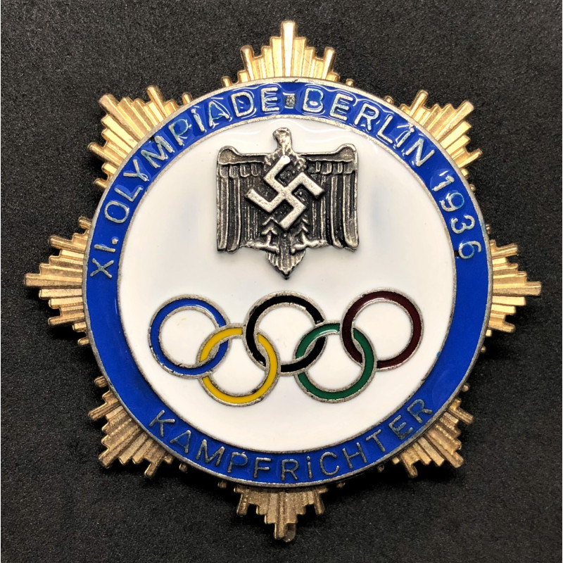 Ehrenabzeichen für Richter der Olympischen Spiele 1936 in Berlin