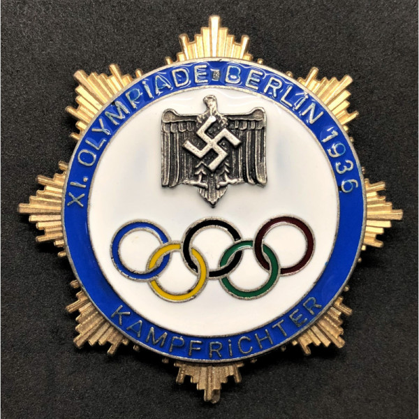 Ehrenabzeichen für Richter der Olympischen Spiele 1936 in Berlin