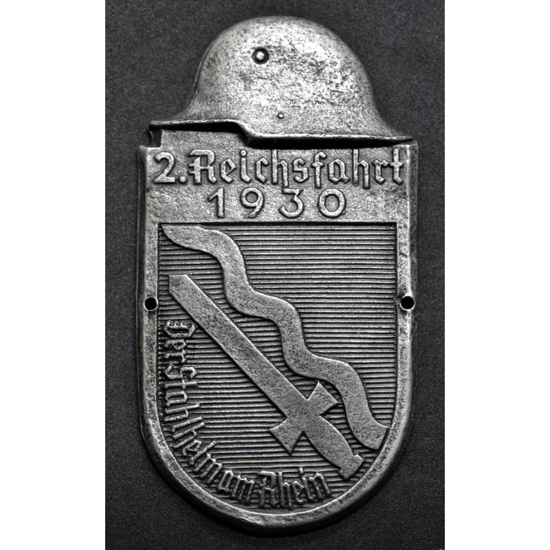 Automobilplakette - 2. ReichsFahrt 1930