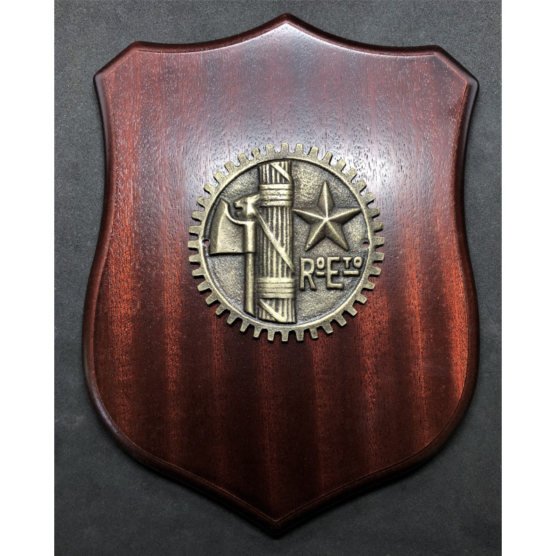 Wappenschild - Faschistischer Motorrad/LKW Plakette der königlichen Armee