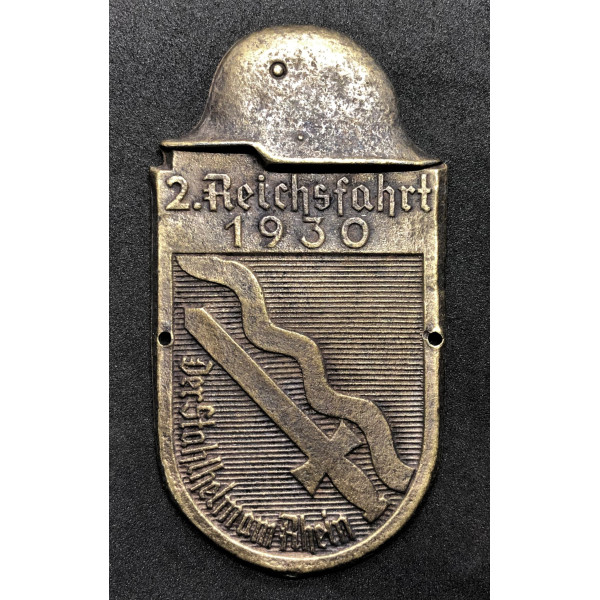 Placchetta da Auto - 2. ReichsFahrt 1930 (Bronzo)