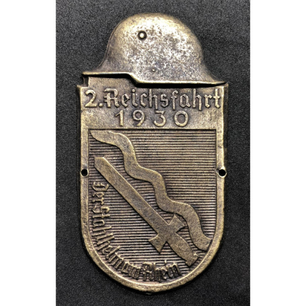 Car Plaque - 2. ReichsFahrt 1930 (Bronze)
