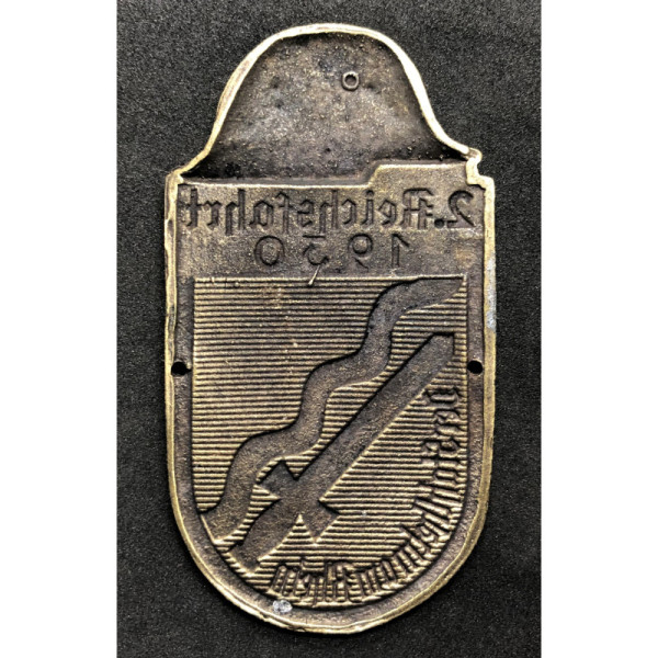 Automobilplakette - 2. ReichsFahrt 1930 (Bronze)