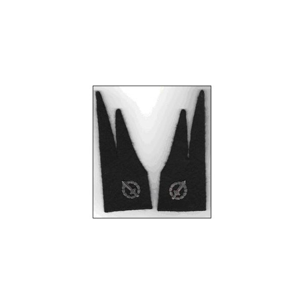 Cloth Insignia - White Flames