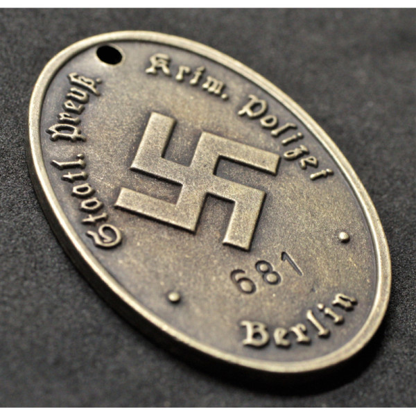 Prussian Police Tag
