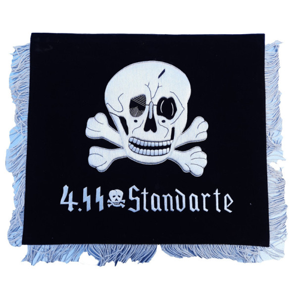 Hand Embroidered Flag - 4th SS Banner