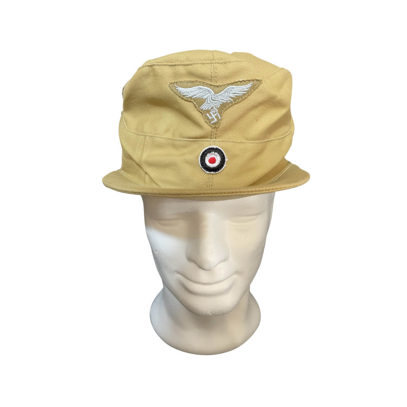 Kaki Luftwaffe Officers DAK M41 Field Cap