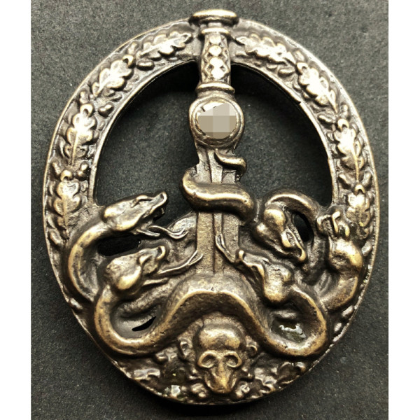 Anti-Partisan Guerrilla Warfare Badge (Hollow version, bronze)