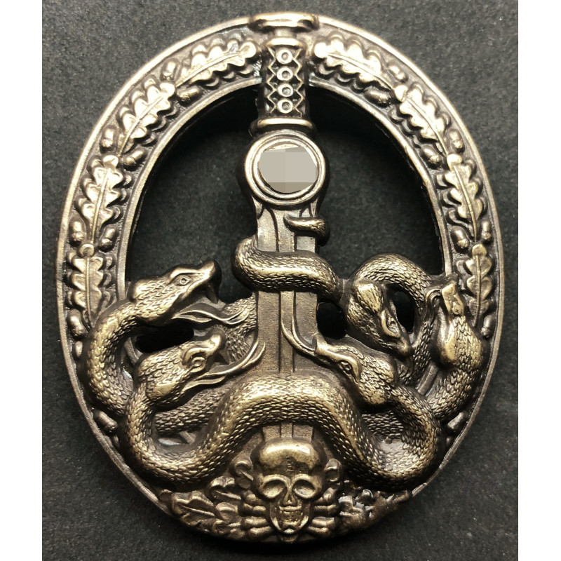 Anti-Partisan Guerrilla Warfare Badge (Empty Bronze)