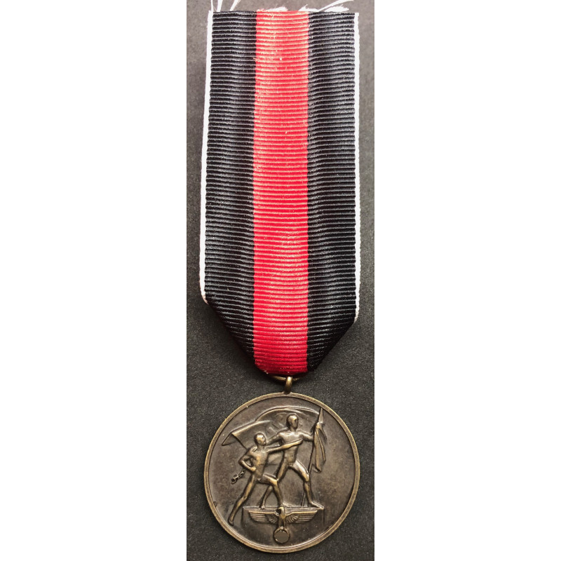 Repro Medaille zur Erinnerung an den 1. Oktober 1938 ww2.