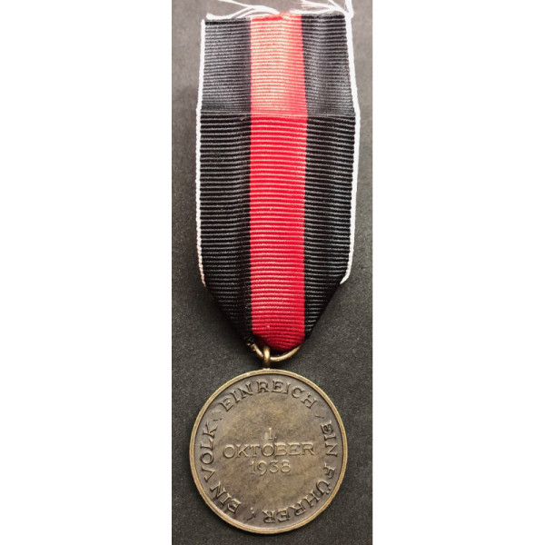 Repro Sudetenland Medal 1 Octobre 1938 ww2 for reenactment.