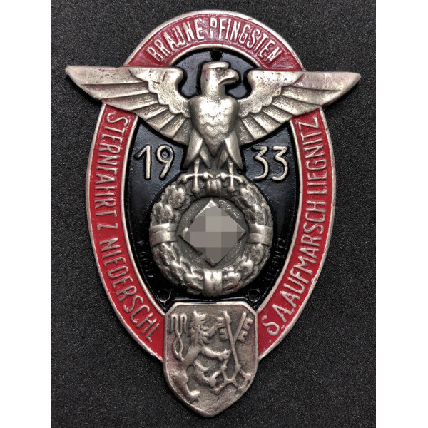 Car Plaque "Braune Pfingsten 1933" 2
