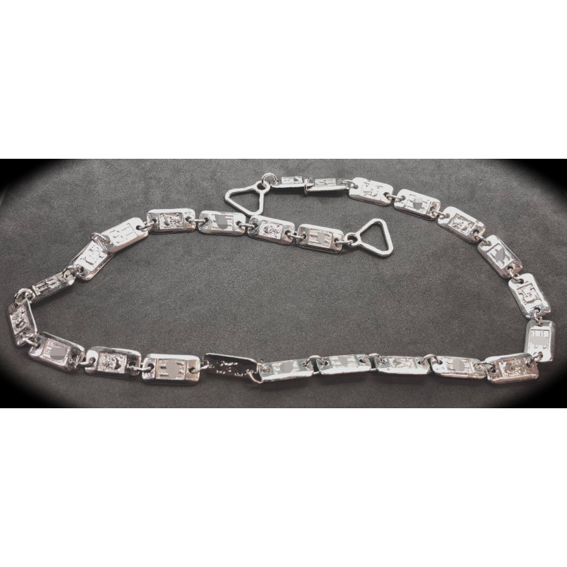 Repro Catena per Daga o Gorgiera delle SS ww2. Per Rievocazione.