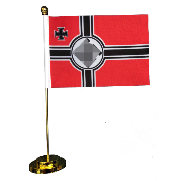 -Metall Basis Tischfahne - Reichskriegsfahne 2